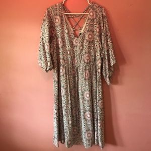 Torrid Paisley Babydoll Dress